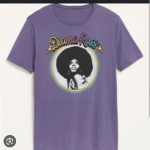 Diana Ross purple t shirt rare old navy